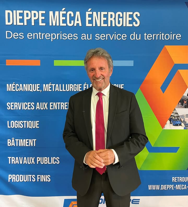 Patrice Gault, Président de Dieppe Meca Énergies, tient à remercier l’ensemble des participants de Salon Avenir des Jeunes : lycées, écoles d’ingénieurs, entreprises, ainsi que nos partenaires engagés à nos côtés.